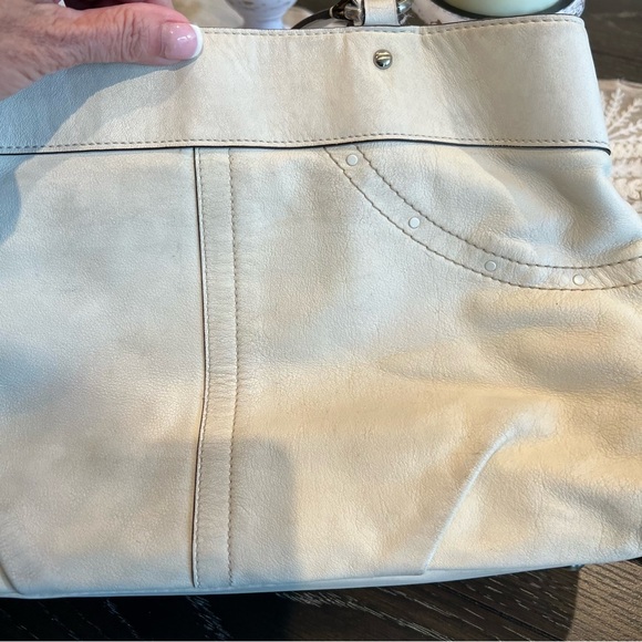 Coach Leather with Studded Applicate Satchel - 16273 - Picture 11 of 11